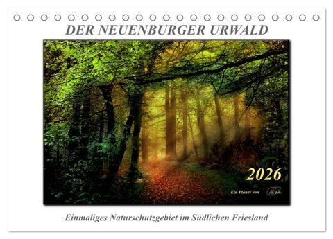 Der Neuenburger Urwald (Tischkalender 2026 DIN A5 quer), CALVENDO Monatskalender