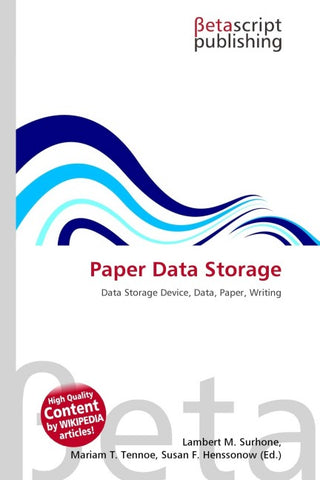 Paper Data Storage
