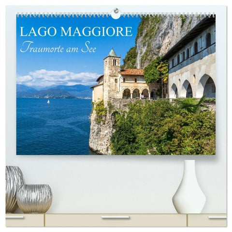 Lago Maggiore - Traumorte am See (hochwertiger Premium Wandkalender 2026 DIN A2 quer), Kunstdruck in Hochglanz