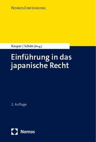 Einführung in das japanische Recht