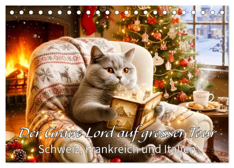 Der Graue Lord auf grosser Tour (Tischkalender 2026 DIN A5 quer), CALVENDO Monatskalender