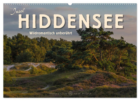 Insel Hiddensee - Wildromantisch unberührt (Wandkalender 2026 DIN A2 quer), CALVENDO Monatskalender