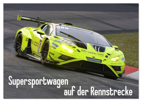 Supersportwagen auf der Rennstrecke (Wandkalender 2026 DIN A4 quer), CALVENDO Monatskalender