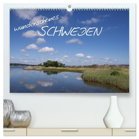 Wunderschönes Schweden (hochwertiger Premium Wandkalender 2027 DIN A2 quer), Kunstdruck in Hochglanz