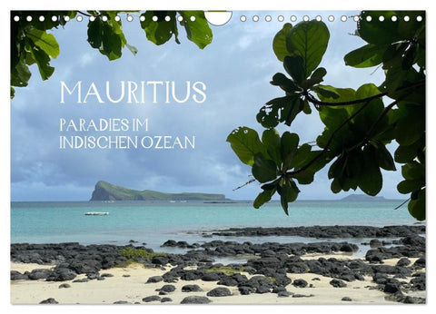 Mauritius Paradies im Indischen Ozean (Wandkalender 2026 DIN A4 quer), CALVENDO Monatskalender