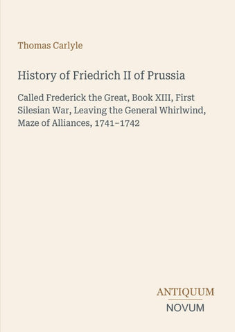 History of Friedrich II of Prussia
