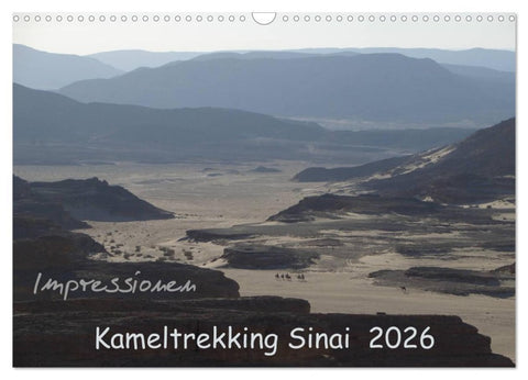 Impressionen Kameltrekking Sinai 2026 (Wandkalender 2026 DIN A3 quer), CALVENDO Monatskalender