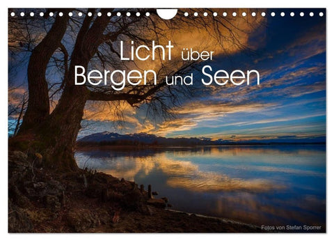 Licht über Bergen und Seen (Wandkalender 2027 DIN A4 quer), CALVENDO Monatskalender