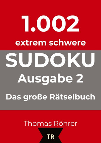 1.002er Sudoku extrem schwer