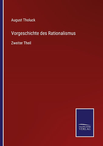 Vorgeschichte des Rationalismus