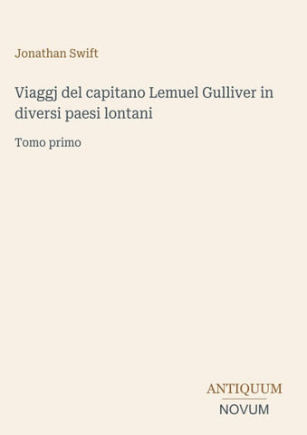 Viaggj del capitano Lemuel Gulliver in diversi paesi lontani