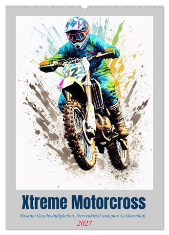Xtreme Crossfire (Wandkalender 2027 DIN A2 hoch), CALVENDO Monatskalender