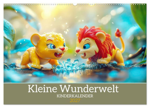 Kleine Wunderwelt - Kinderkalender (Wandkalender 2027 DIN A2 quer), CALVENDO Monatskalender