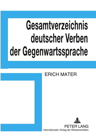 Gesamtverzeichnis deutscher Verben der Gegenwartssprache