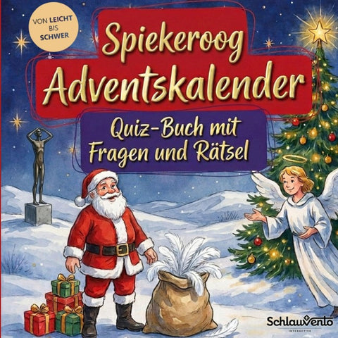 Spiekeroog-Adventskalender: Quiz-Buch mit Fragen und Rätsel