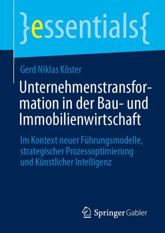 Unternehmenstransformation in der Bau- und Immobilienwirtschaft