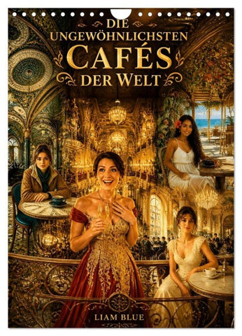 Die ungewöhnlichsten Cafés der Welt (Wandkalender 2027 DIN A4 hoch), CALVENDO Monatskalender
