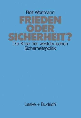 Frieden oder Sicherheit