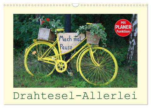 Drahtesel-Allerlei (Wandkalender 2027 DIN A3 quer), CALVENDO Monatskalender