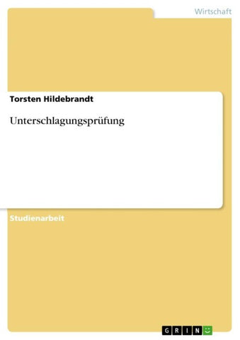Unterschlagungsprüfung