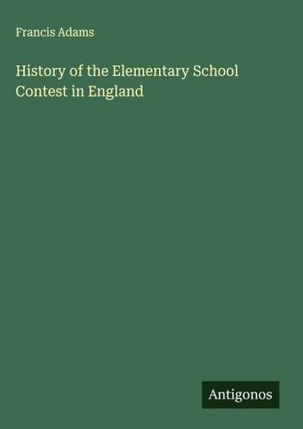History of the Elementary School Contest in England