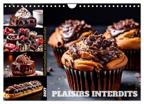 Plaisirs interdits (Calendrier mural 2027 DIN A4 vertical), CALVENDO calendrier mensuel