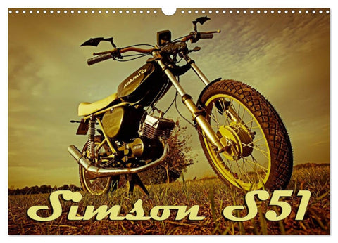 Simson S51 (Wandkalender 2026 DIN A3 quer), CALVENDO Monatskalender