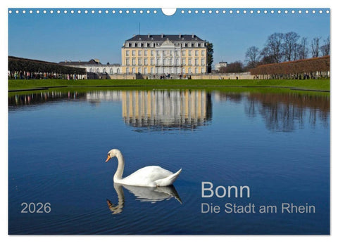Bonn Die Stadt am Rhein (Wandkalender 2026 DIN A3 quer), CALVENDO Monatskalender