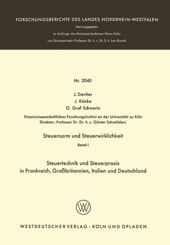 Steuernorm und Steuerwirklichkeit
