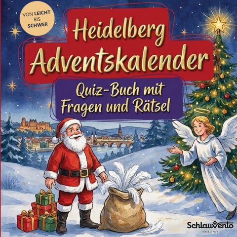 Heidelberg-Adventskalender: Quiz-Buch mit Fragen und Rätsel