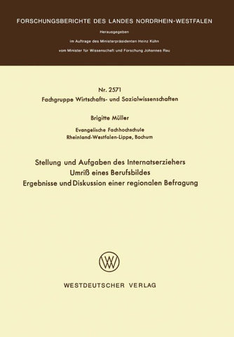 Stellung und Aufgaben des Internatserziehers