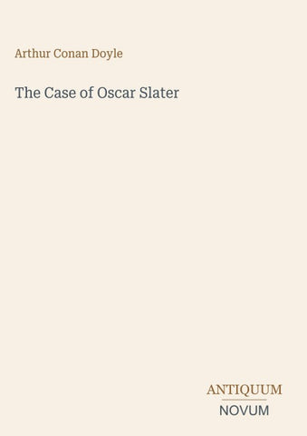 The Case of Oscar Slater
