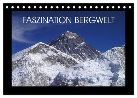 Faszination Bergwelt (Tischkalender 2027 DIN A5 quer), CALVENDO Monatskalender