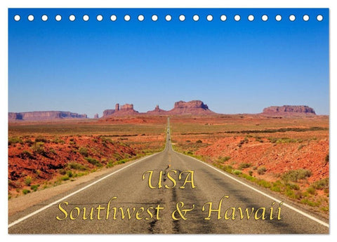 USA Southwest & Hawaii (Tischkalender 2027 DIN A5 quer), CALVENDO Monatskalender