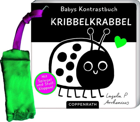 Babys Kontrastbuch für den Buggy: Kribbelkrabbel