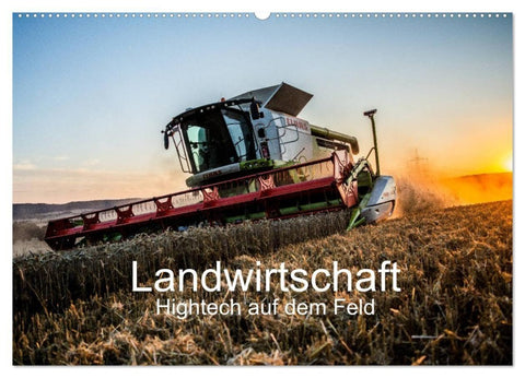 Landwirtschaft - Hightech auf dem Feld (Wandkalender 2027 DIN A2 quer), CALVENDO Monatskalender