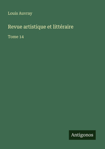 Revue artistique et littéraire