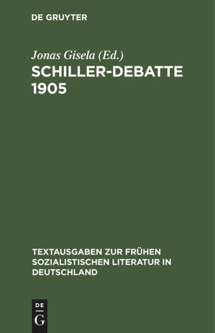 Schiller-Debatte 1905