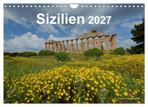 Sizilien 2027 (Wandkalender 2027 DIN A4 quer), CALVENDO Monatskalender