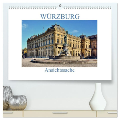 Würzburg - Ansichtssache (hochwertiger Premium Wandkalender 2027 DIN A2 quer), Kunstdruck in Hochglanz