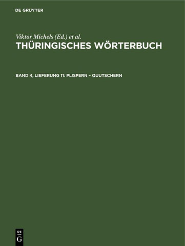 Plispern – quutschern