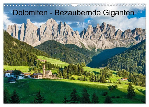 Dolomiten - Bezaubernde Giganten (Wandkalender 2027 DIN A3 quer), CALVENDO Monatskalender