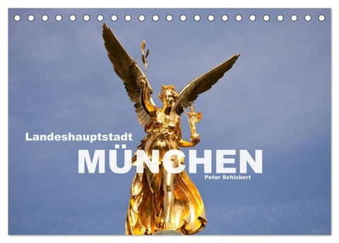 Landeshauptstadt München (Tischkalender 2027 DIN A5 quer), CALVENDO Monatskalender