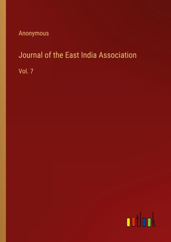 Journal of the East India Association