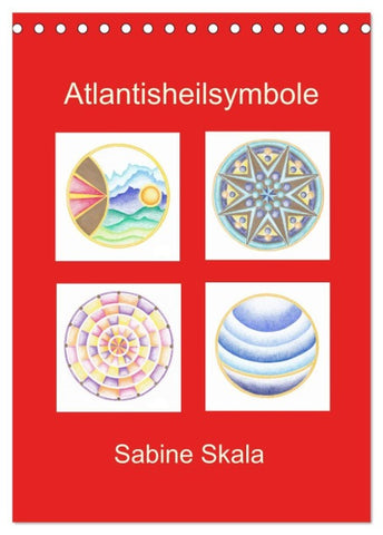 Atlantisheilsymbole (Tischkalender 2026 DIN A5 hoch), CALVENDO Monatskalender