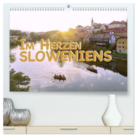 Im Herzen Sloweniens (hochwertiger Premium Wandkalender 2027 DIN A2 quer), Kunstdruck in Hochglanz