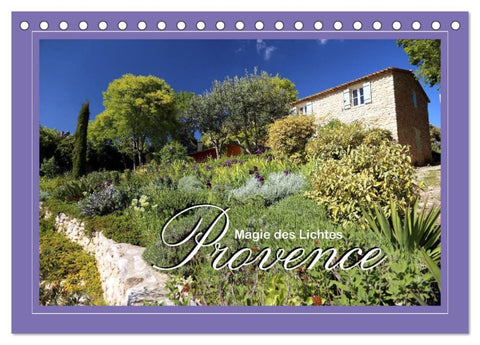 Provence - Magie des Lichtes (Tischkalender 2026 DIN A5 quer), CALVENDO Monatskalender