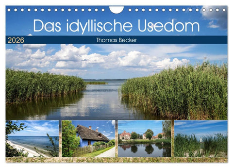 Das idyllische Usedom (Wandkalender 2026 DIN A4 quer), CALVENDO Monatskalender
