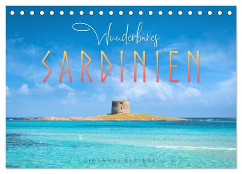 Wunderbares Sardinien (Tischkalender 2027 DIN A5 quer), CALVENDO Monatskalender