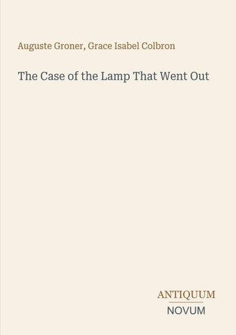 The Case of the Lamp That Went Out